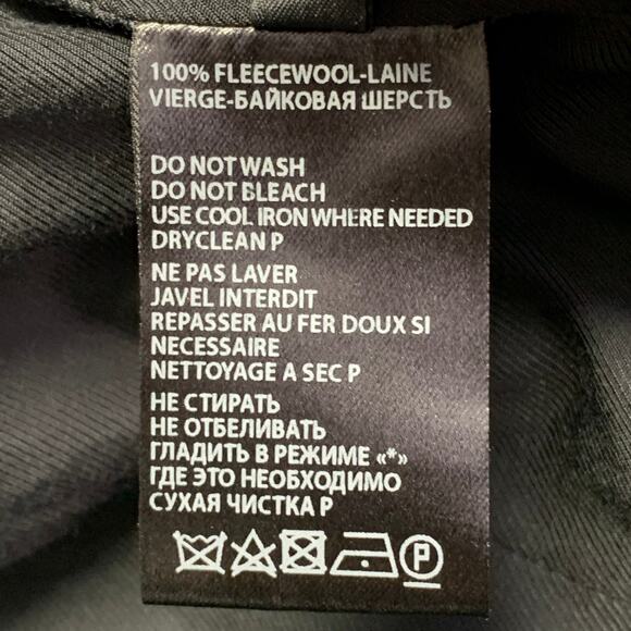 ANN DEMEULEMEESTER Size M Black Wool Shawl Collar Coat - Picture 8 of 8